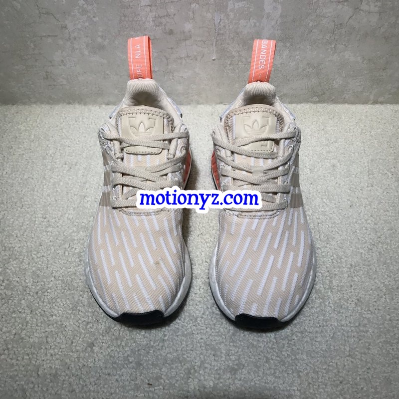 Real Boost Adidas NMD R2 PK Linen White